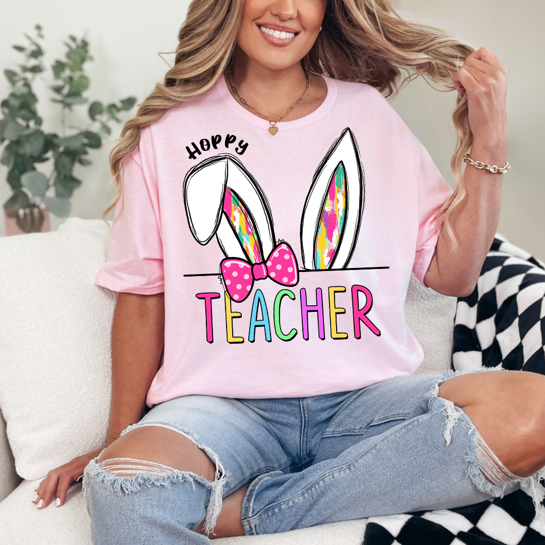 Teacher bunny ears - light pink