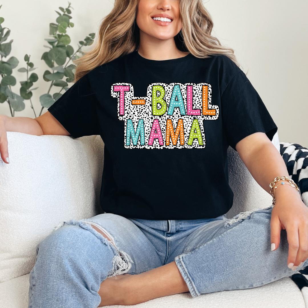 T-Ball mama - colorful/black