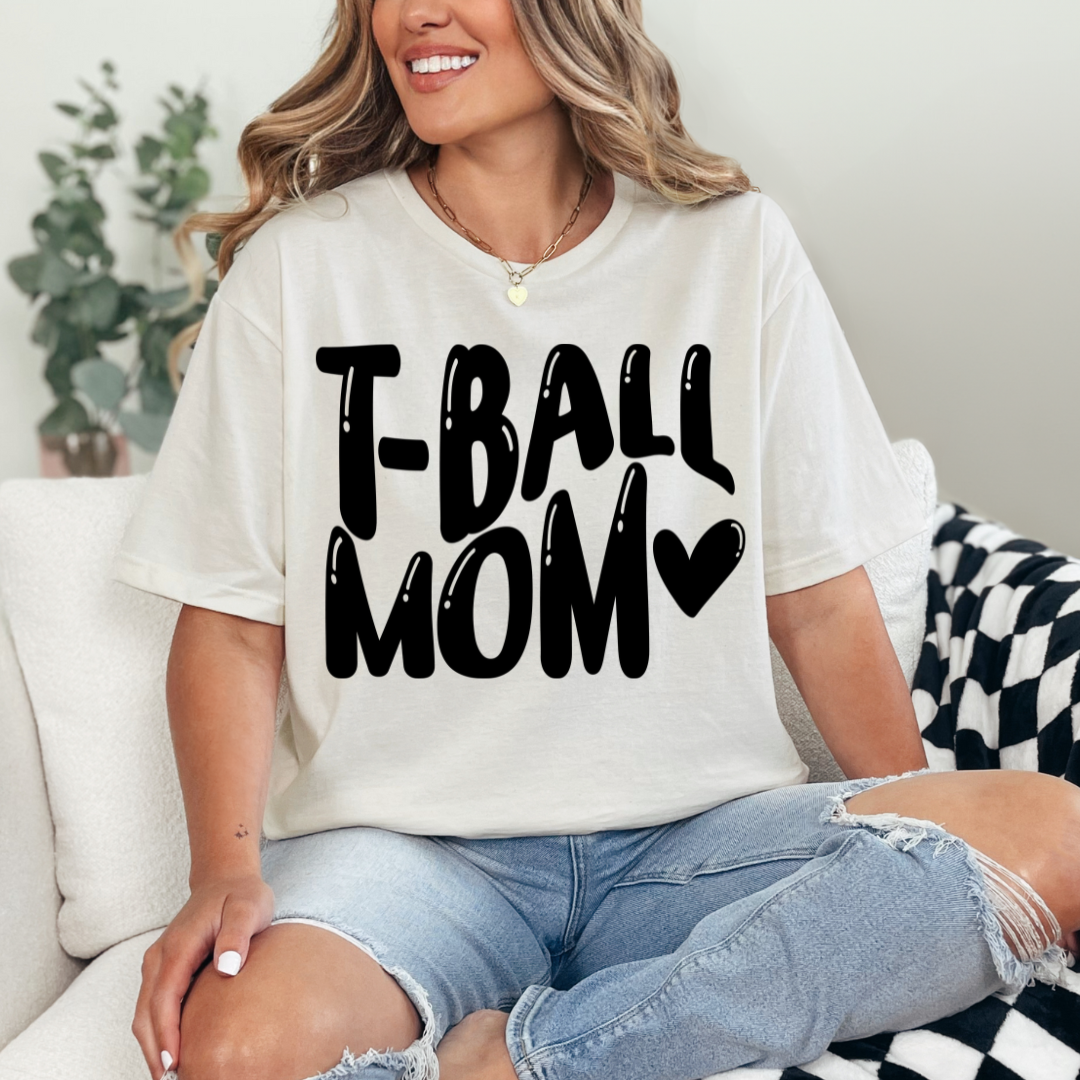 T-Ball mom - ivory